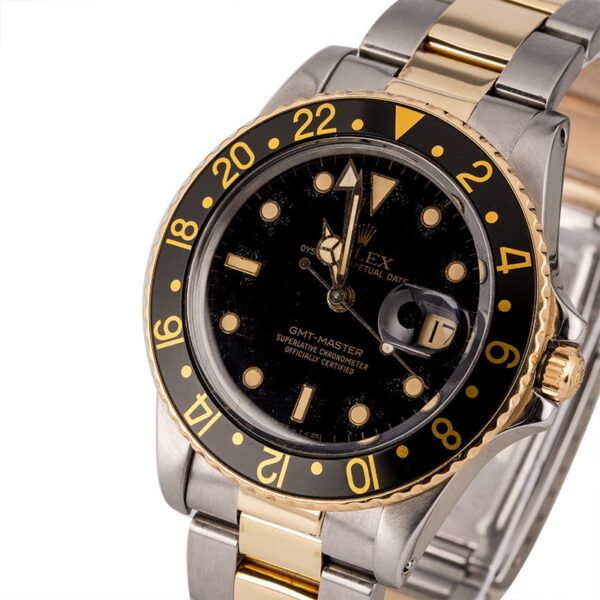 Men Automatic Fake Rolex Gmt-master 16753 Stainless Steel