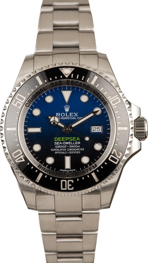 Rolex Deepsea 116660 Men's Fake Dial Deep Blue Stainless Steel Oyster